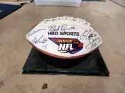 Autographed Football HBO Sports Inside The NFL - Len Dawson, Dan Marino + More