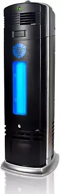 B-1000 Permanent Filter Ionic Air Purifier Pro Ionizer with UV-C, New (Black)