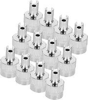 SWOOMEY 12Pcs Tire Valve Caps Durable Decorative Car Accessories for Valve Stem Protection Against Dust and Corrosion Compatible with Cars Bikes and More
