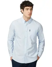 [Ben Sherman] Signature Oxford Long Sleeve Shirt in Sky