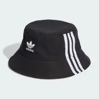 在飛比找Yahoo奇摩購物中心優惠-ADIDAS BUCKET HAT AC 三葉草 漁夫帽-黑