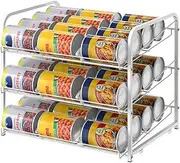 Nandae Fridge Can Holder, Can Dispenser, Fridge Organiser, Can Rack Organiser, Fridge Can Dispenser for Drinks Cans, Beer, Canned Food Storage (1 Pack, White)