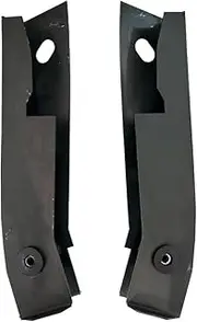 WRLWY2PCS Rear Shackle Mount Frame Rust Repair Kit with Bushings - Compatible with 1987-1995 Jeep Wrangler YJ - Durable, Easy Installation