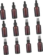 VINTORKY 12pcs Glass Dropper Bottles Essential Oil Sprayer Refillable Containers for DIY Blends Safe Material Travel Friendly for Outdoor Activities