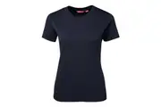 JBs Ladies Plain Basic 100% Cotton T-shirt 1LHT - Navy