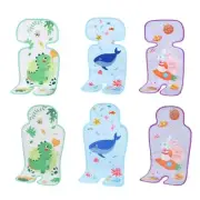 Pram Seating Liners Dining Chair Ice-Silk Cushions Infant Strollers Summer Mats