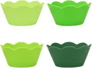 Ippinsha Ippinsha Gyutto Onigiri-san Baran's Silicone Cup 4P Round 47153