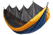 Outdoor Bug Net Hammock Single & Double - Majolica Blue Portable Camping Hammock