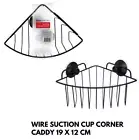 1 Tier Bathroom Wall Suction Rack Corner Caddy Shower