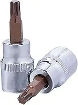 SENRISE Torx Bit Socket 1/4" 3/8" T20-T50 Nut Driver Bit Star Impact Drive Torx Sockets for Industrial Automotive Repair (1/4" T25)