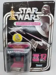 NEW Star Wars 1978 Darth Vader Tie Fighter Die Cast Metal. Damage to Card