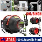 Silent Extractor Fan Duct Hydroponic Inline Exhaust Industrial Vent 4/6 Inch