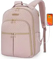 [bagsmart] 15.6 inches Laptop Backpack Stylish Fashion Backpacks Waterproof Travel School Bag for Business, Travel