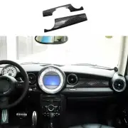 LHD ABS Carbon Dashboard Panel Decorative Cover Trim For MINI Cooper R55 R56 (for: Mini)