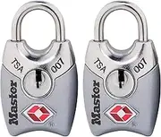 Master Lock Travel TSA Key Padlock 2 Pack, 20 mm Size