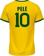 [PAP Products] Retro Pelé 1970 Jersey - Iconic Number 10 | Tribute to The King of Soccer | Premium Quality | Perfect for Fans and Collectors