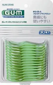 Sunstar Dental Floss & Pick Y-shaped 30 pieces x 60 piece set (4901616215054)