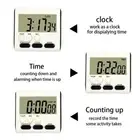 Large LCD Digital Kitchen Egg Cooking Timer Count Down Clock Alarm Stopwatch