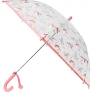 LVD Rainbow Unicorns Kids Umbrella w/ Tag Wind Resistant Sun/Rain Shade 77cm