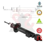 Front Axle Shock Absorber, Shocker Suit MITSUBISHI Challenger 2.5 DI-D 4WD (for: Mitsubishi)