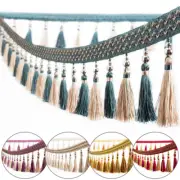Tassel Fringe Lace Edging Trim Sewing Curtain Cushion Ribbon Upholstery 39in NEW