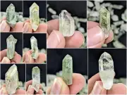 NATURAL Chlorite QUARTZ POINTS CRYSTAL HEALING CRYSTAL TERMINATED REIKI 772g
