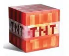 Minecraft Red TNT x9 Can Mini Fridge 6.7L x1 Door Ambient LED Lighting [LN]™