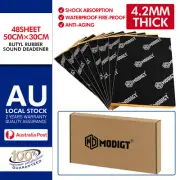 4.2mm Caravans Sound Insulation Mat 50x30cm Car Butyl Rubber Sound Deadener (for: Suzuki)