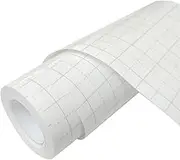 Transfer Tape for Vinyl, 6"×50 FT Standard Grip w/Alignment Grid Application Transfer Paper for Cricut, Silhouette Cameo, Adhesive Vinyl for Decals, Signs, Windows, Stickers
