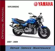 Yamaha XJR1300 XJR 1300 Service Repair Workshop Manual 2007 - 2009 on CD