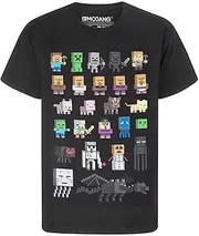 [Minecraft] Sprites Boys' T-Shirt Green