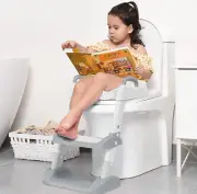 Potty Training Seat with Step Stool Ladder, Toilet for Boys Girls Toddlers-Comfo