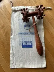 Solid Wood Nubby Body Massage Roller by The Body Shop