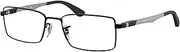 [Ray-Ban] RX6275 Eyeglasses Bundle: RX 6275 2503 Matte Black and Eyewear Cleaning Kit, Matte Black
