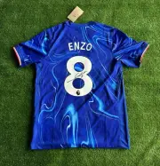 Enzo Fernandez Signed Chelsea 2024/2025 Home Shirt