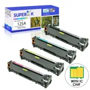 4PK CB540A BK/C/M/Y Color Toner for HP 125A Color LaserJet CP1518 CP1518ni
