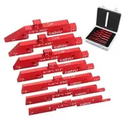 Router Table Setup Bars, 7pcs Aluminum Precision Setup Blocks Height Gauge Set