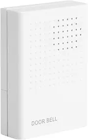 Welcome Guest Wired Doorbell, Battery Powered Ring Door Bell Replacement, Door Bells Chime Alarm with Wall-mount Hole for Home Office Security Access Control