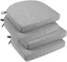 Indoor Chair Cushions for Dining Chairs, Soft and Comfortable Textured Memory Fo