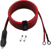 Heavy-Duty 14AWG 20A Male Plug Cigarette Lighter Adapter Power Supply Cor