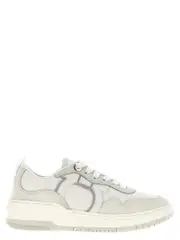 [Ferragamo] Ferragamo-Dania Sneakers Bianco-Donna 5 White
