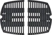 [Partsable] BBQ Half Grill Plate for Weber Baby Q100 Series, Q120, Q140, Q1000 Series, Q1200, Replacement for Weber 7644 - Set of 2
