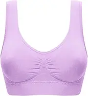 [Generic] Custom Sports Bra Sports Bra No Steel Ring Full Cup Adjustable Bra Bras to Wear with A Backless Dress