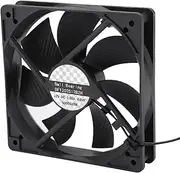 120mm Computer Case Fan, 3000RPM 2pin Dual Ball Bearing PC Exhaust Cooling Case Fans, Long Life Up to 50,000 Hours Low Noise Ultra Thin High Performance PC Case Fan