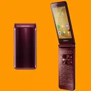 Samsung Galaxy Folder2 SM-G1650 Burgundy 8MP Dual SIM 4G Android Flip Smartphone