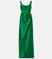 [Vivienne Westwood] Vivienne Westwood Nova Camille satin corset gown AU 14 green