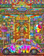 Holdson - Don't Worry Be Happy - The Happy Hippy Shop Puzzle 1000pc