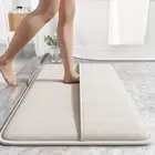 Upgraded Memory Foam Bathroom Rugs Bath Mat, Ultra Thick Soft and Non-Slip Fu...