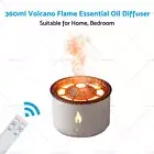 360ml Volcano Flame Essential Oil Diffuser&Humidifier with Remote Control