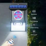 Wireless Solar Alarm LED Light Solar Strobe Light Outdoor Motion Sensor Detector